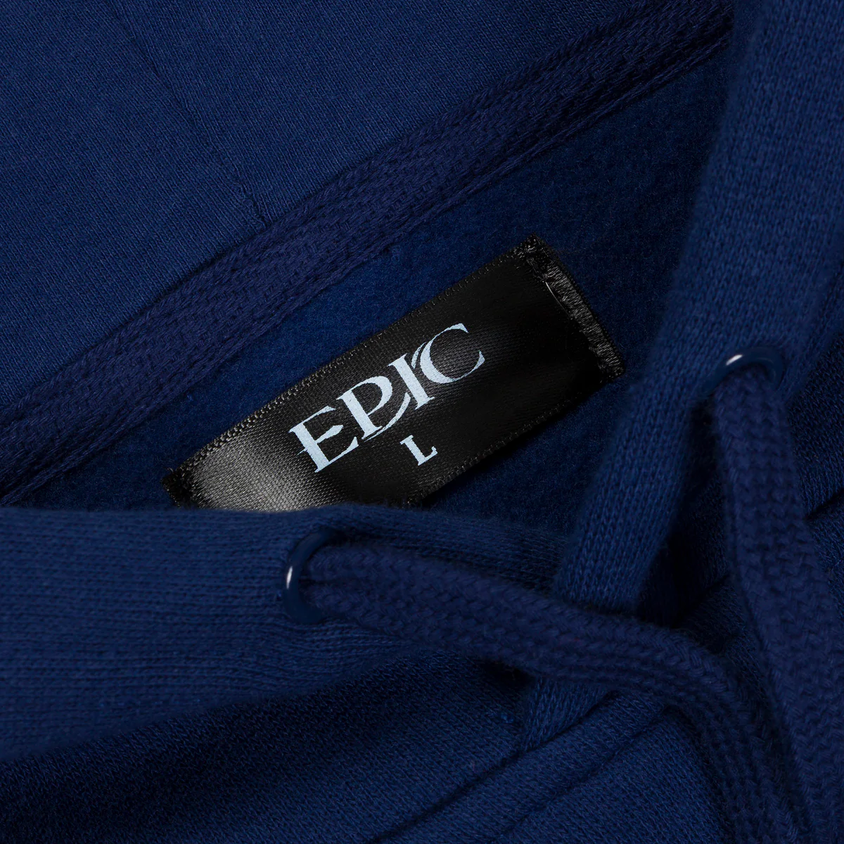 EPIC CD + Ruthlessness is Mercy Blue Hoodie - Image 6